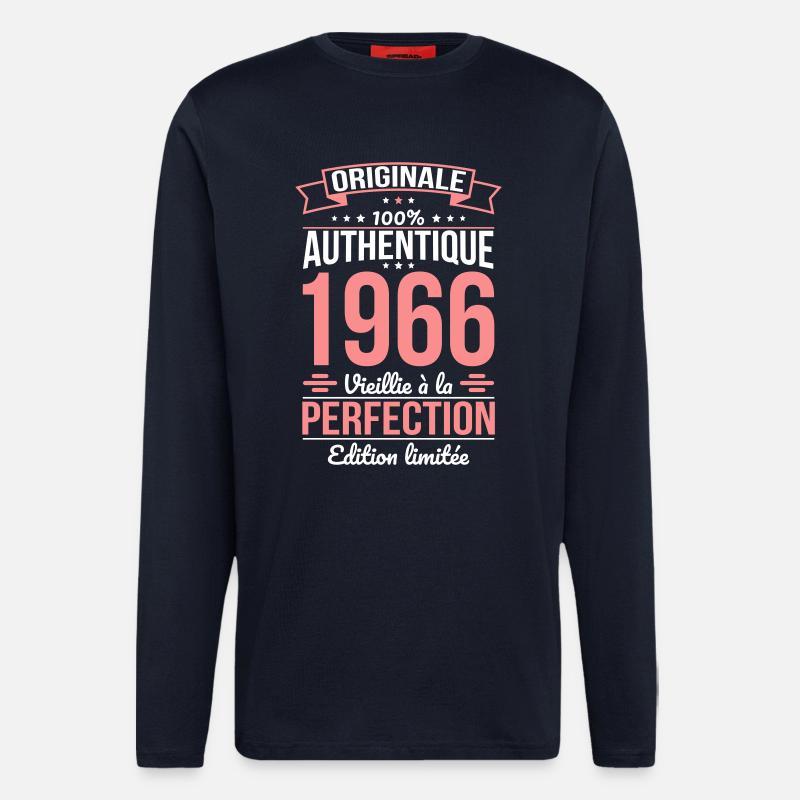 1966 – Perfekt gereift – Limitierte Auflage - Langarmshirt - made by SPREAD  - DARK NAVY