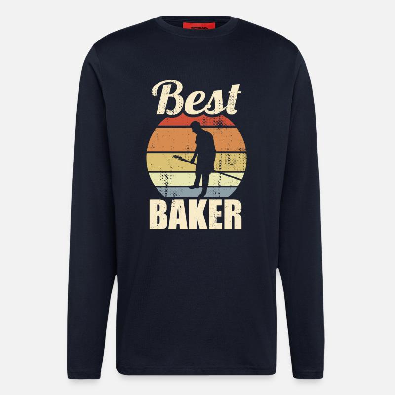 Funny Baker - Longsleeve - made by SPREAD  - DARK NAVY