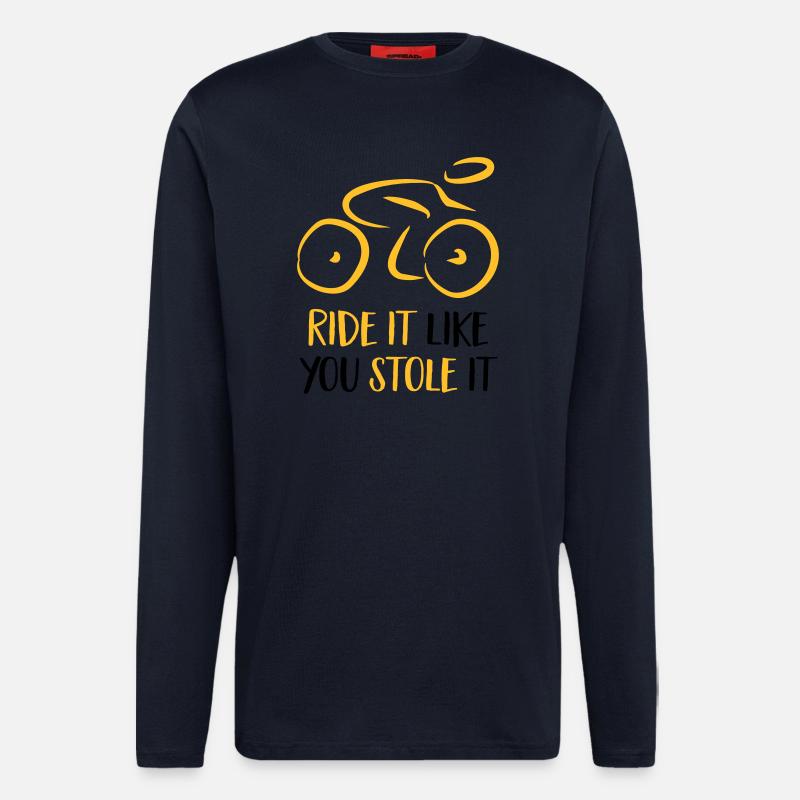 Fahrrad - Langarmshirt - made by SPREAD  - DARK NAVY