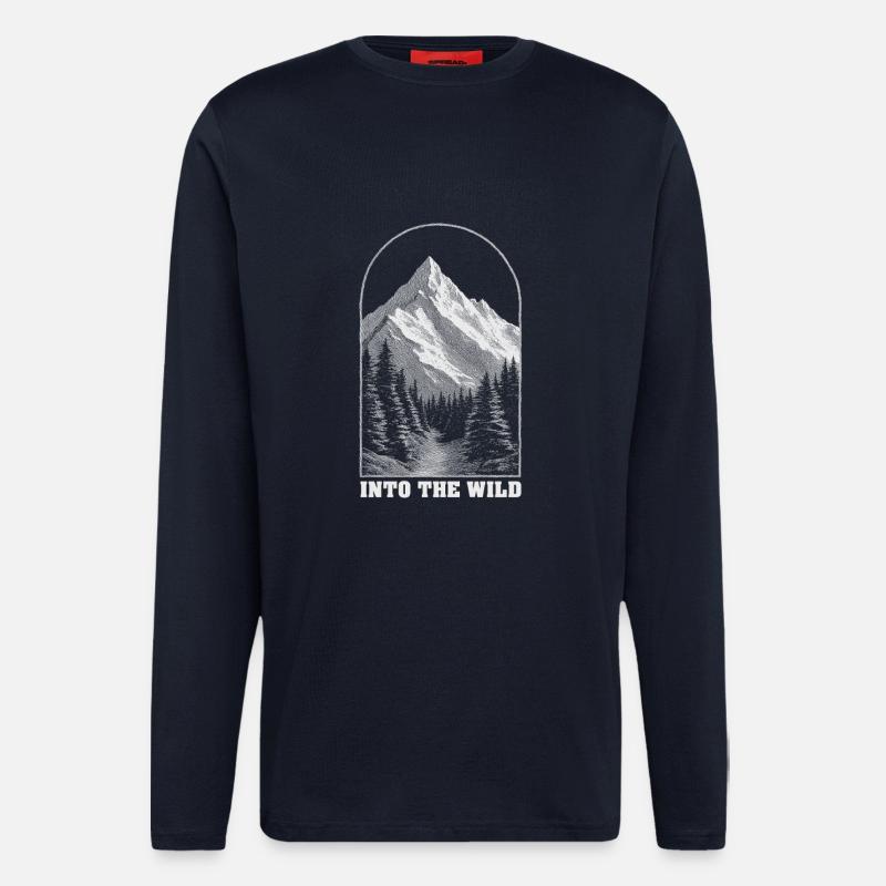 Into the Wild Arch - Longsleeve - made by SPREAD - DARK NAVY