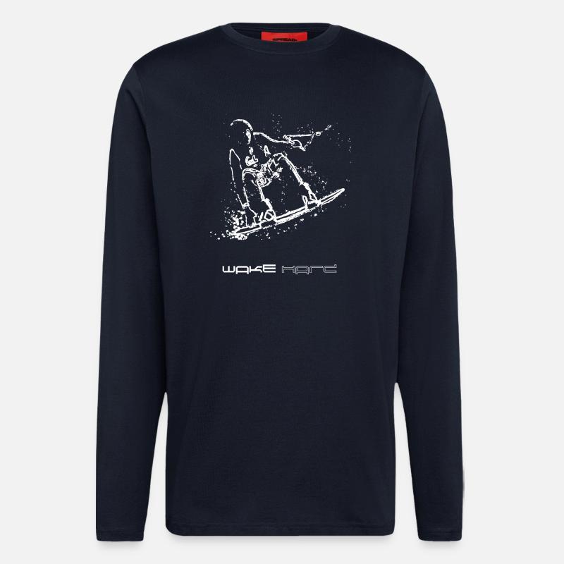 Wakeboarder - Langarmshirt - made by SPREAD - DARK NAVY