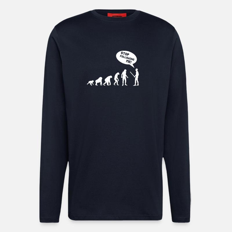 EVOLUTION - Manches longues bio décontracté fabriqué en UE - DARK NAVY