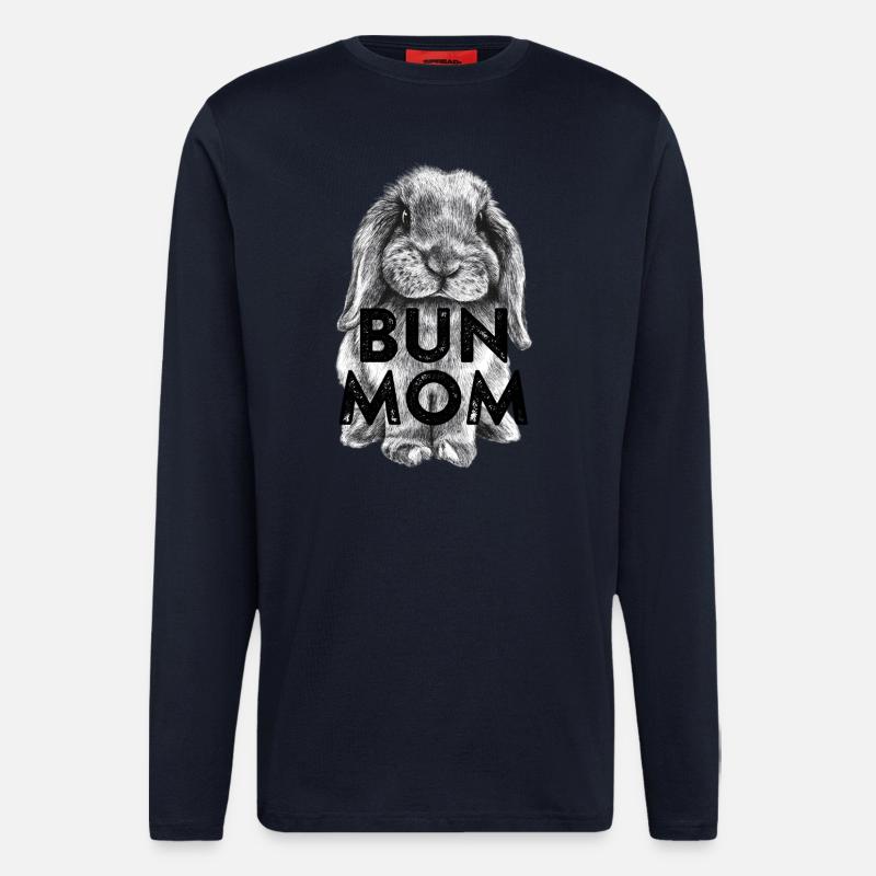 Bun Mom #2 - Langarmshirt - made by SPREAD  - DARK NAVY