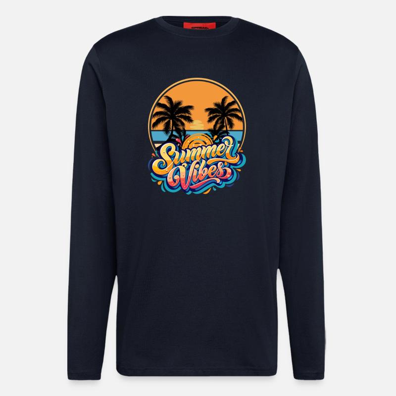 Summer Vibes - Langarmshirt - made by SPREAD  - DARK NAVY