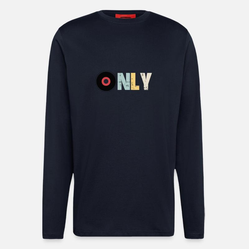 Vinyl Only - Langarmshirt - made by SPREAD - DARK NAVY
