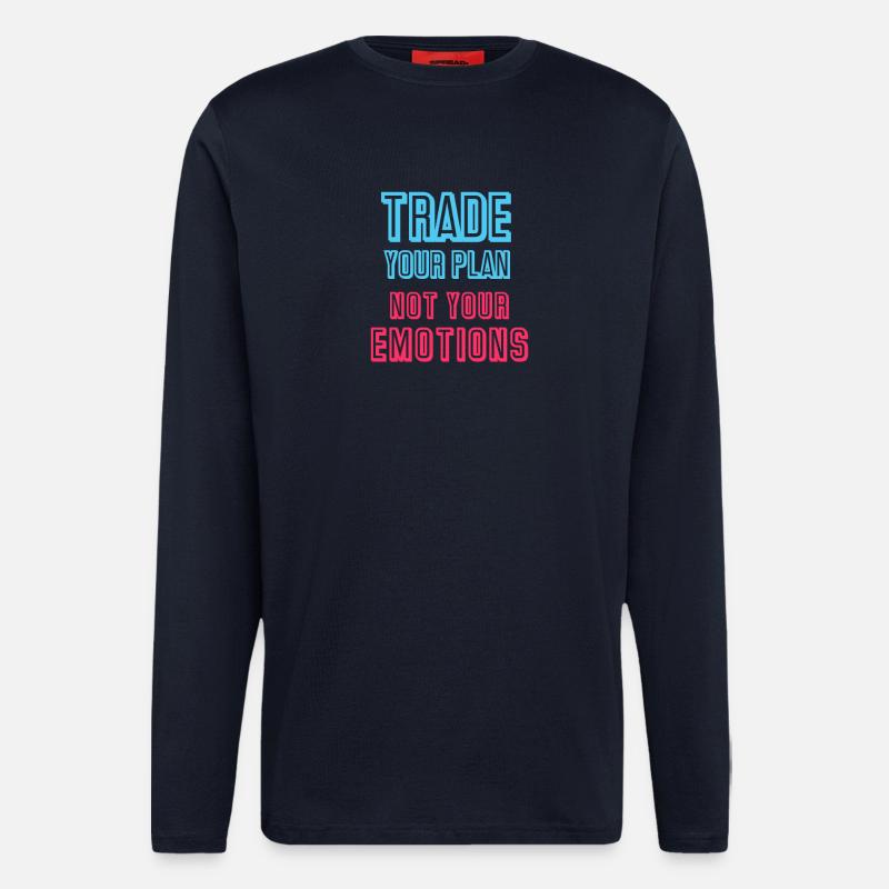 Trade your Plan - Langarmshirt - made by SPREAD  - DARK NAVY