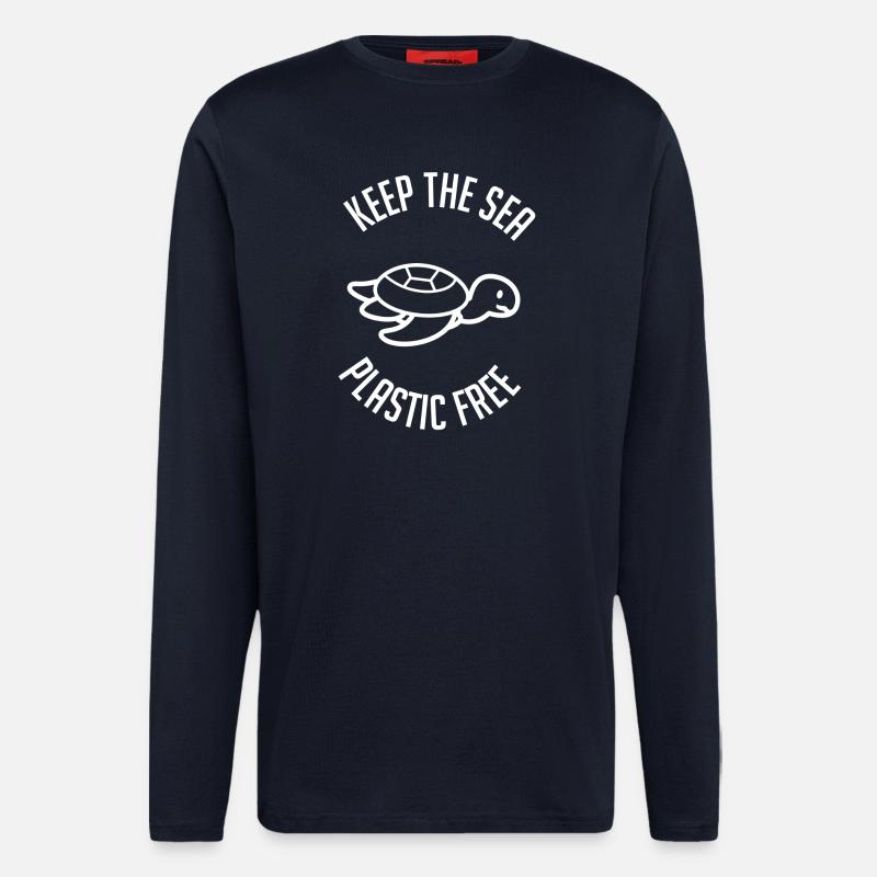 Turtle - Turtle Lover - Conservation - Longsleeve - made by SPREAD  - DARK NAVY