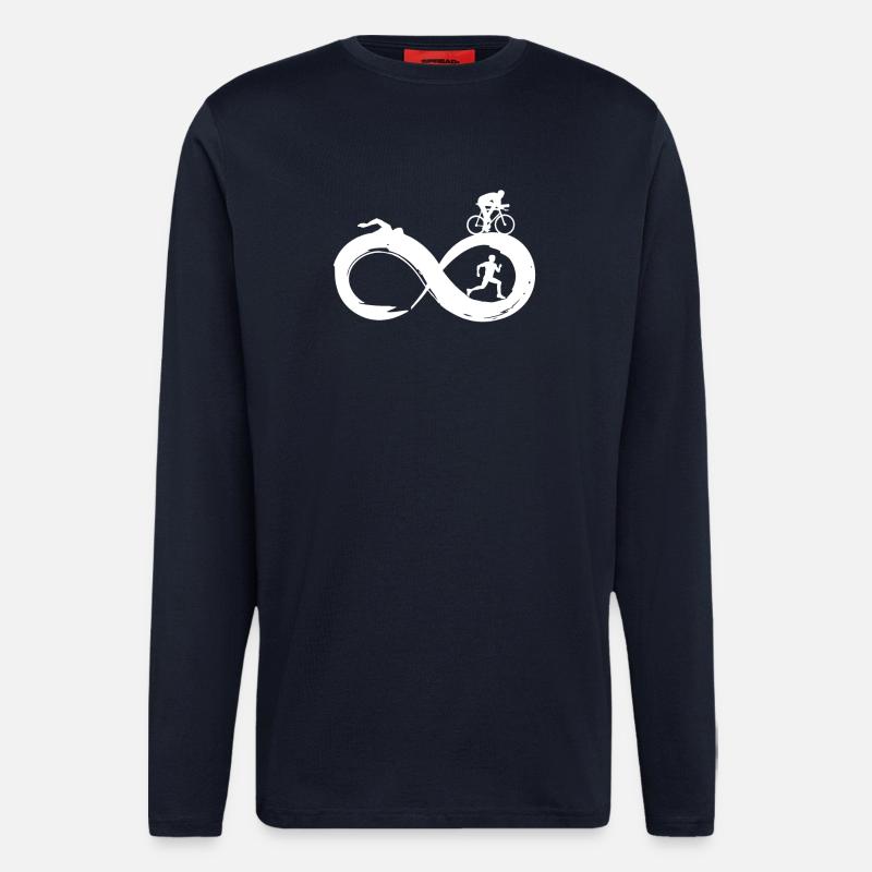 Infinity Triathlon - Langarmshirt - made by SPREAD  - DARK NAVY