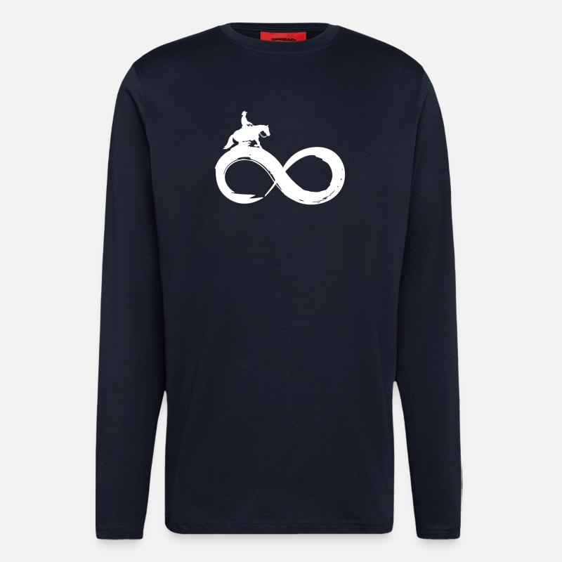Infinity Sliding Stop Westernreiten - Langarmshirt - made by SPREAD  - DARK NAVY