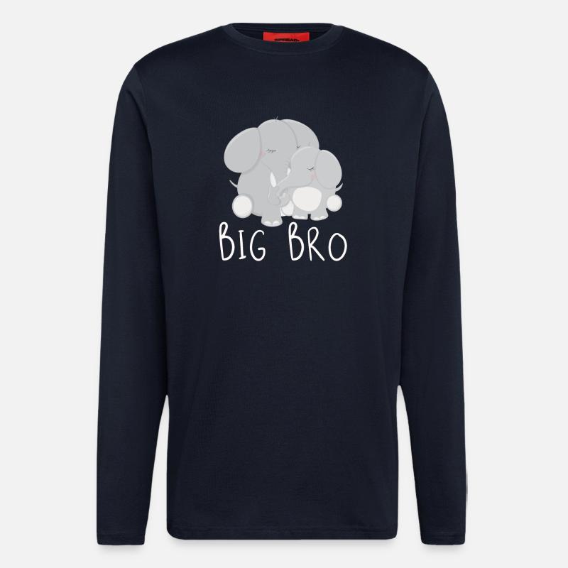big bro - Langarmshirt - made by SPREAD  - DARK NAVY