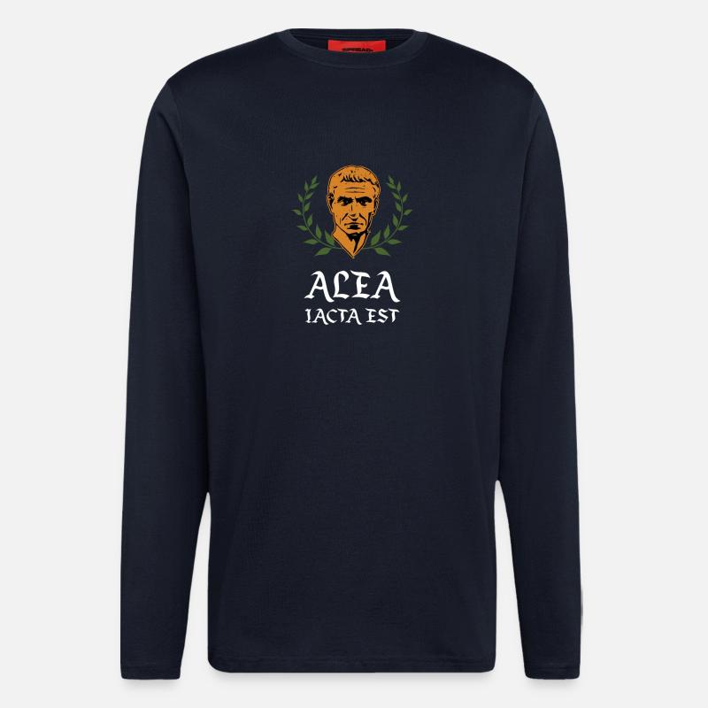 Cesar ALEA IACTA EST - Longsleeve - made by SPREAD  - DARK NAVY