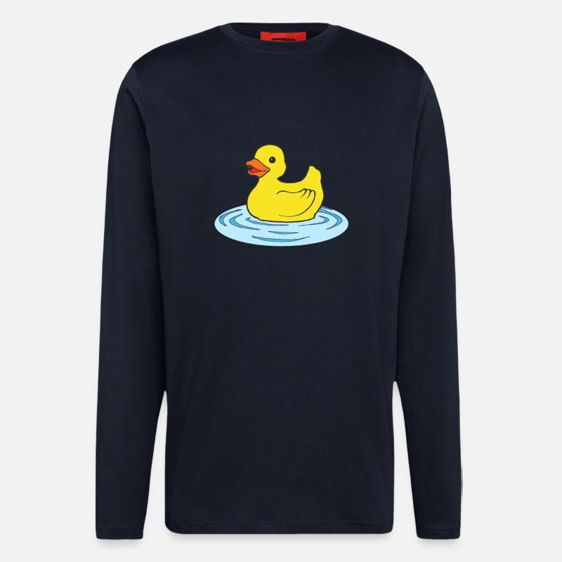 Badeente - Langarmshirt - made by SPREAD  - DARK NAVY