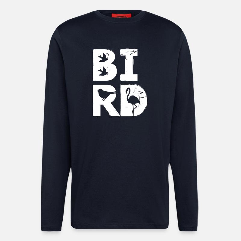 BIRD / bird - Longsleeve - made by SPREAD - DARK NAVY