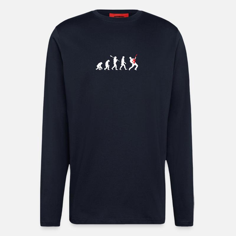 guitar - Longsleeve - made by SPREAD  - DARK NAVY