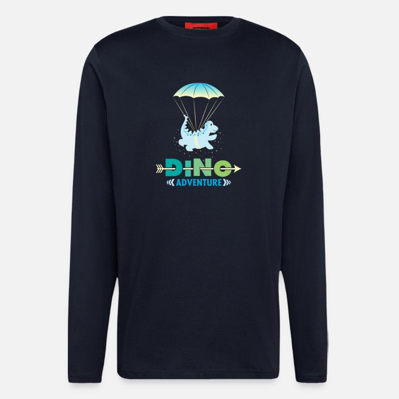 kinder Dino - Langarmshirt - made by SPREAD - DARK NAVY