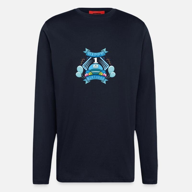 Erster Geburtstag - Langarmshirt - made by SPREAD  - DARK NAVY