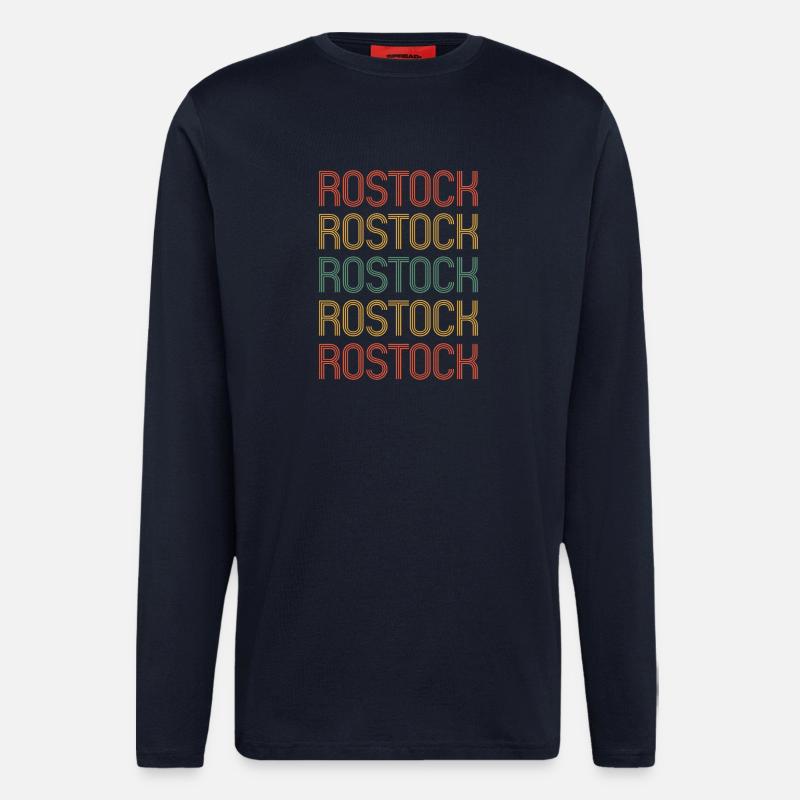 Rostockerin Rostocker Rostock - Langarmshirt - made by SPREAD  - DARK NAVY