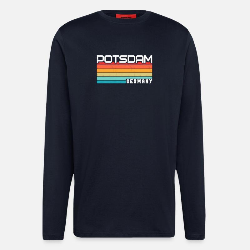 Potsdamerin Potsdamer Potsdam - Langarmshirt - made by SPREAD  - DARK NAVY