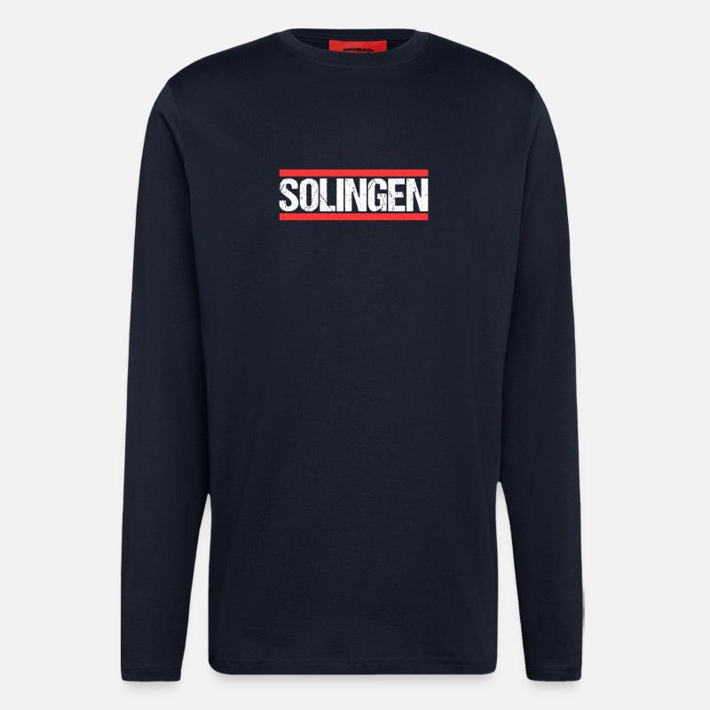 Solingerin Solinger Solingen - Langarmshirt - made by SPREAD  - DARK NAVY