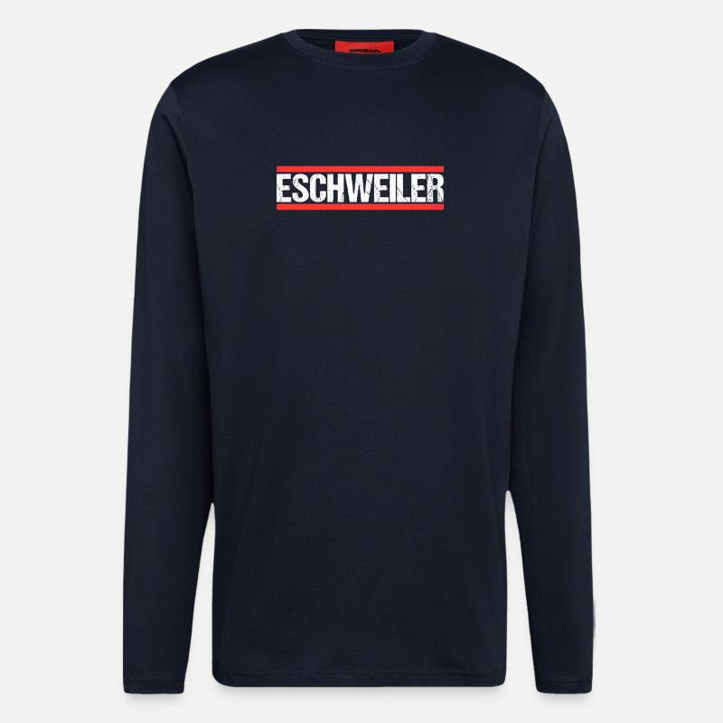 Eschweilererin Eschweilerer Eschweiler - Langarmshirt - made by SPREAD  - DARK NAVY