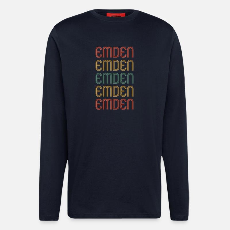 Emdenerin Emdener Emden - Langarmshirt - made by SPREAD  - DARK NAVY