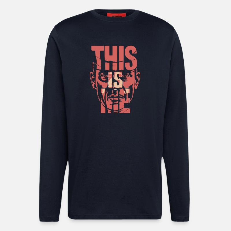 C’EST MOI - Manches longues bio décontracté fabriqué en UE - DARK NAVY