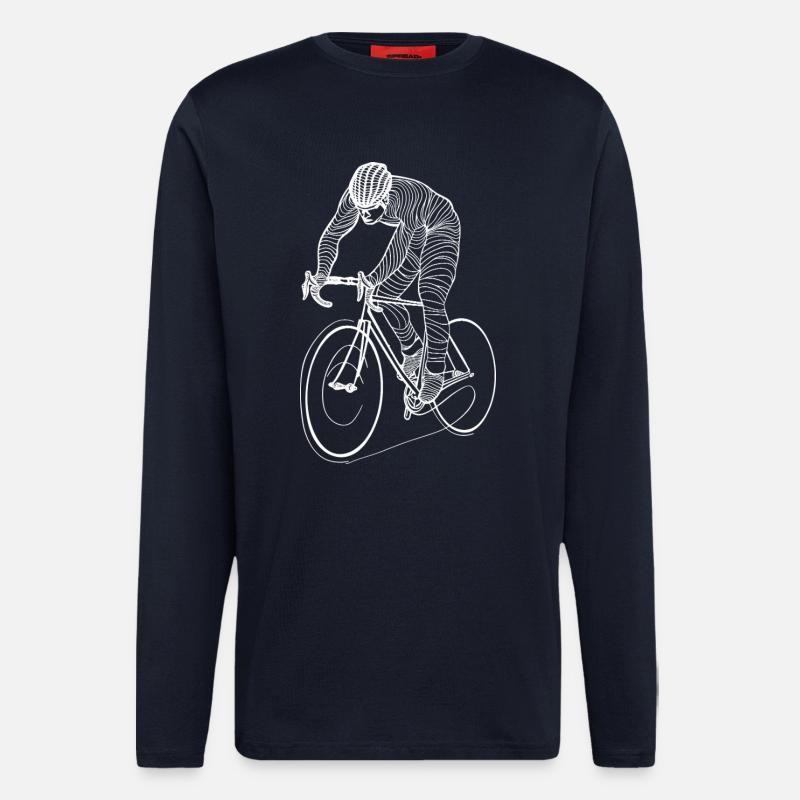 Radfahrer - Langarmshirt - made by SPREAD  - DARK NAVY