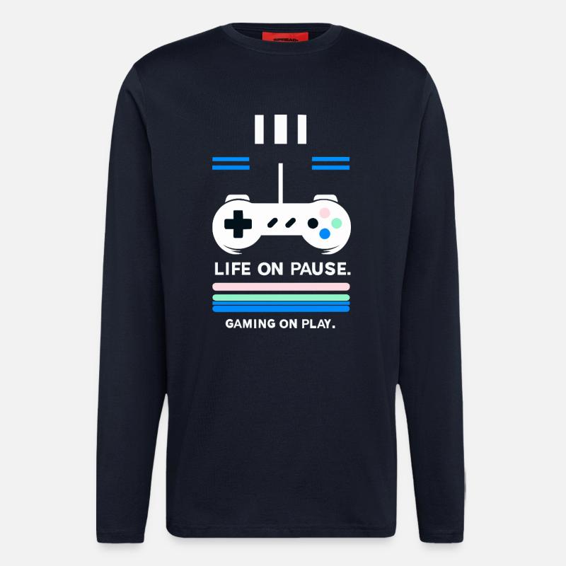 Gaming on Play - Longsleeve - made by SPREAD - DARK NAVY