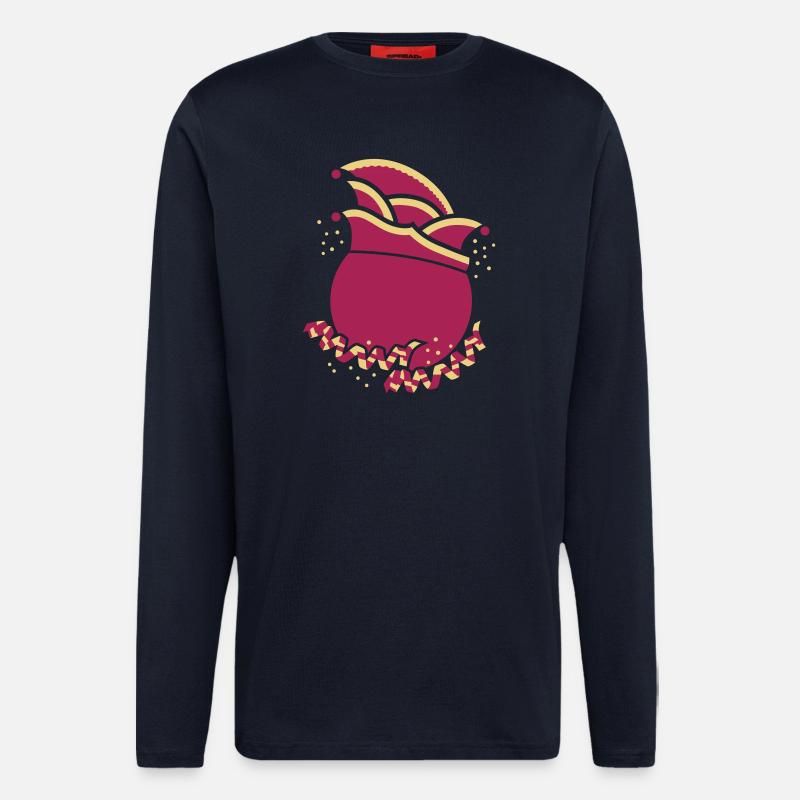 Narrenkappe Kreis - Langarmshirt - made by SPREAD  - DARK NAVY