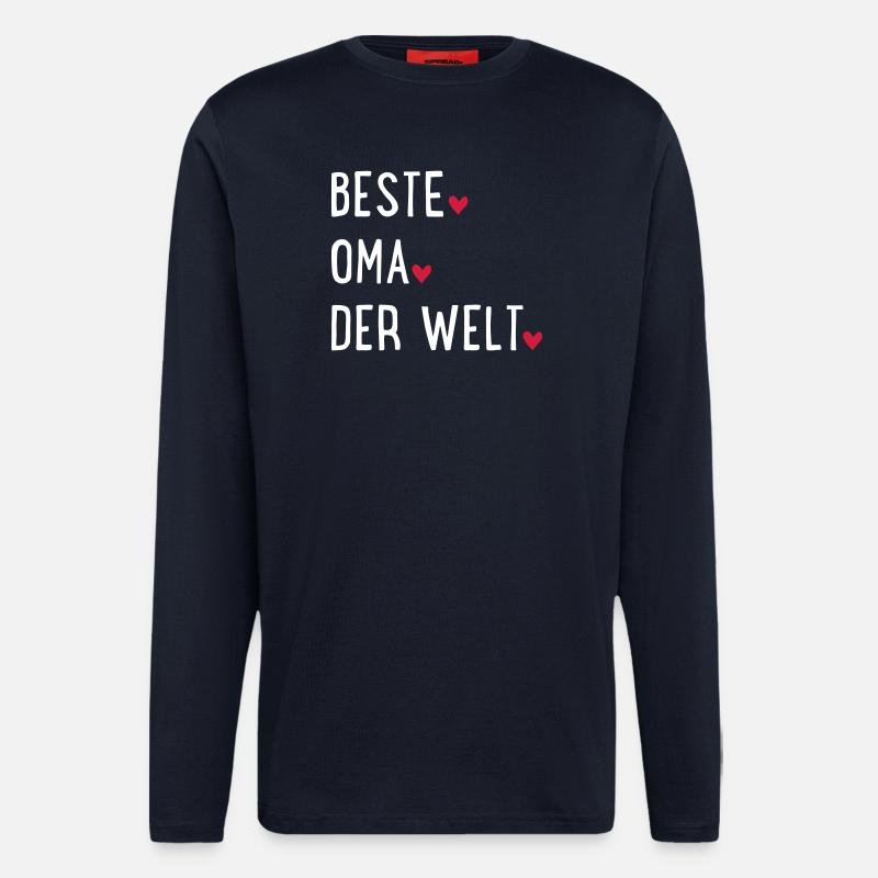 Oma - Langarmshirt - made by SPREAD  - DARK NAVY