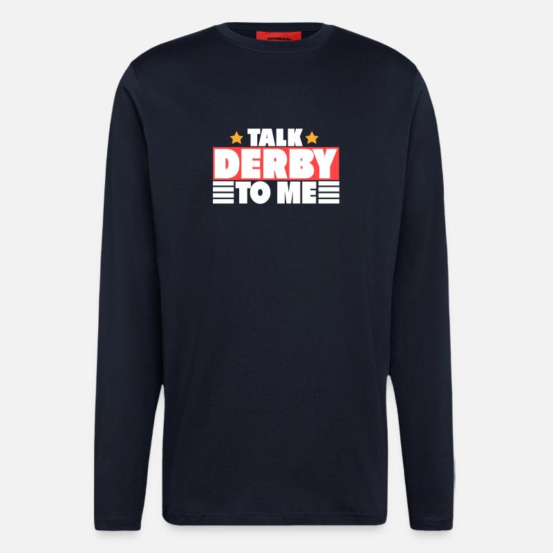 TALK DERBY - Langarmshirt - made by SPREAD  - DARK NAVY