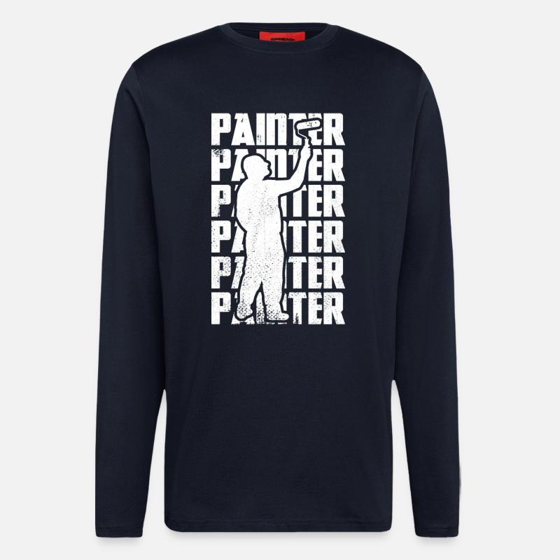 Master painter - Longsleeve - made by SPREAD  - DARK NAVY