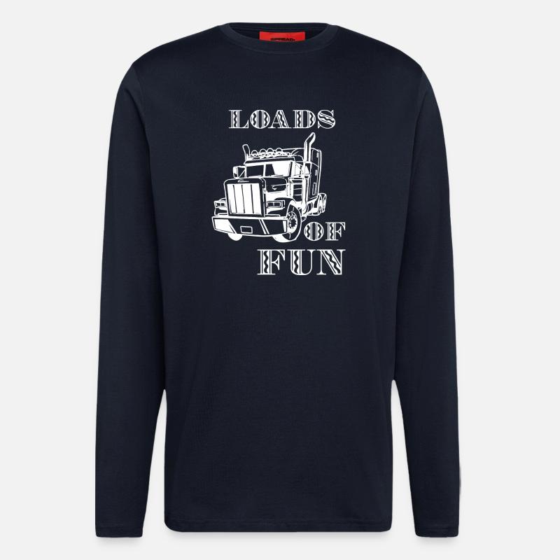LKW Trucker - Langarmshirt - made by SPREAD  - DARK NAVY