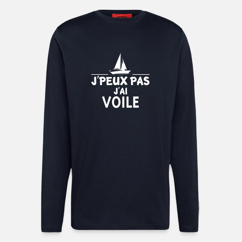 I can not I have sailing - Longsleeve - made by SPREAD  - DARK NAVY