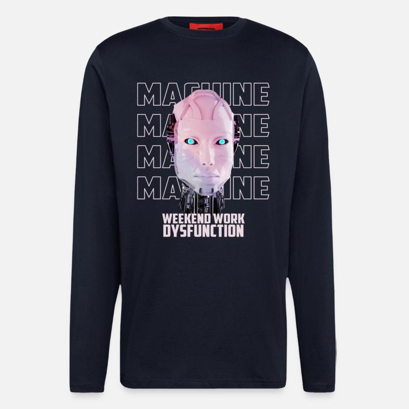 Machine Man - Longsleeve - made by SPREAD - DARK NAVY