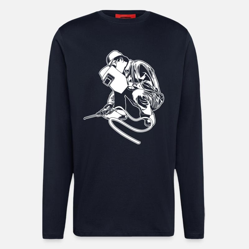 Welder - Longsleeve - made by SPREAD  - DARK NAVY