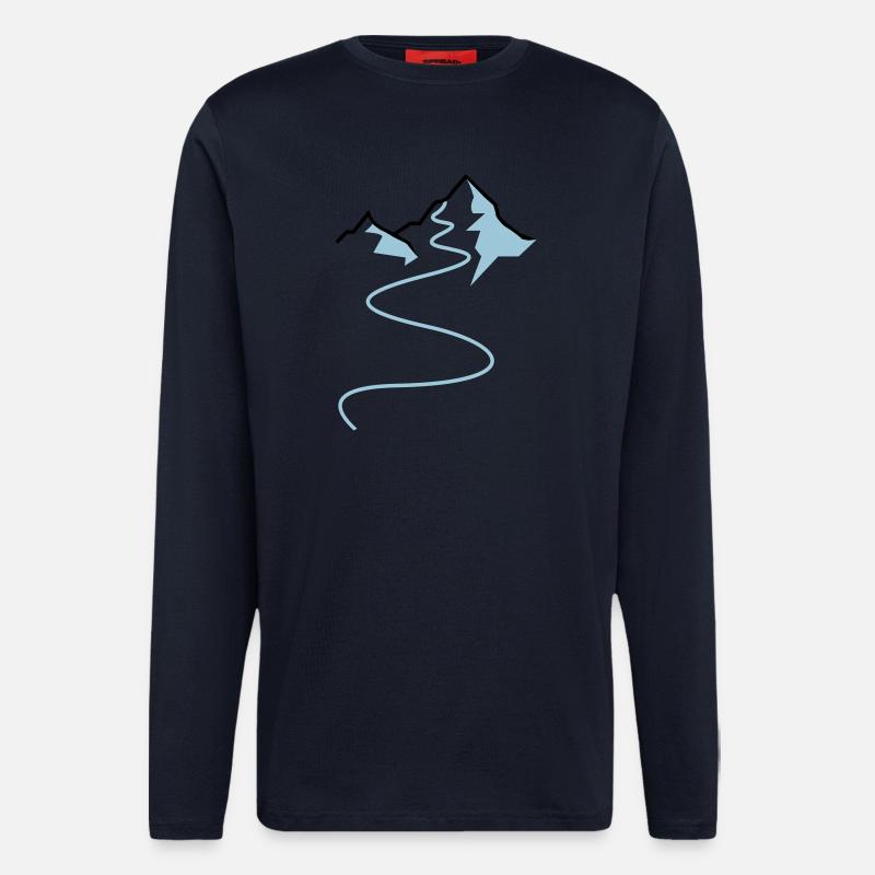 Powder - Langarmshirt - made by SPREAD  - DARK NAVY