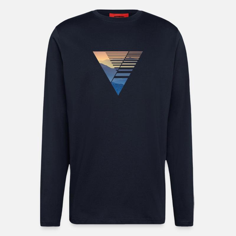Vector Design Triangle - Longsleeve - made by SPREAD  - DARK NAVY