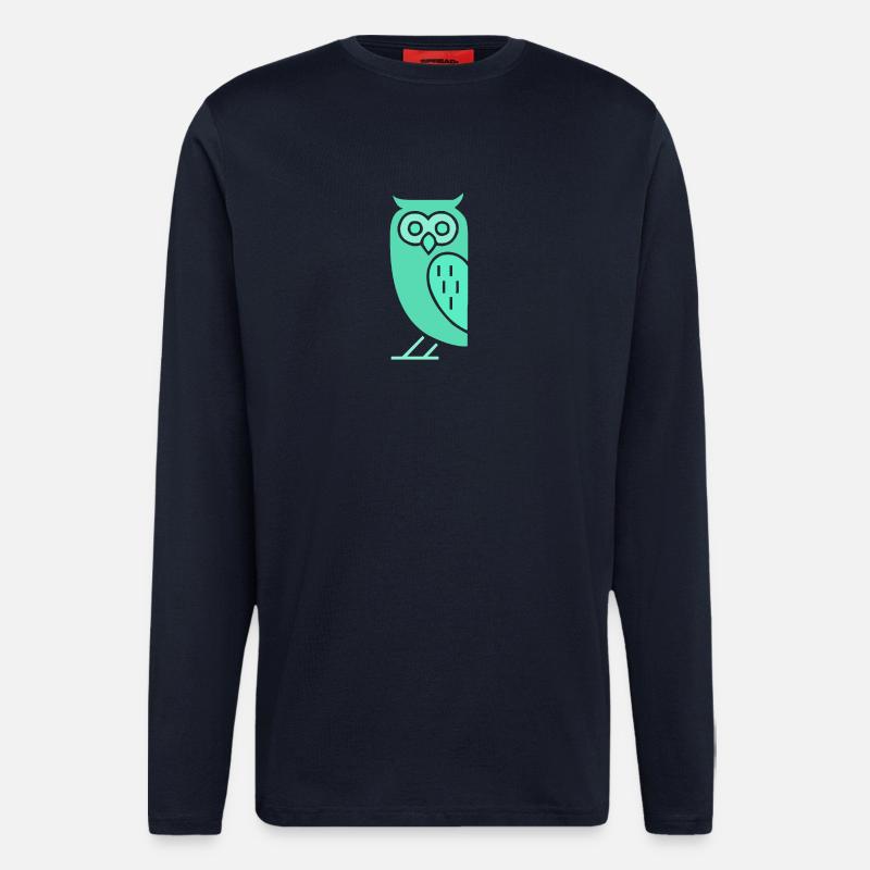 Eule - Langarmshirt - made by SPREAD  - DARK NAVY