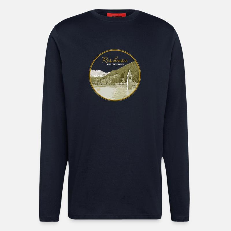Reschensee - Langarmshirt - made by SPREAD  - DARK NAVY