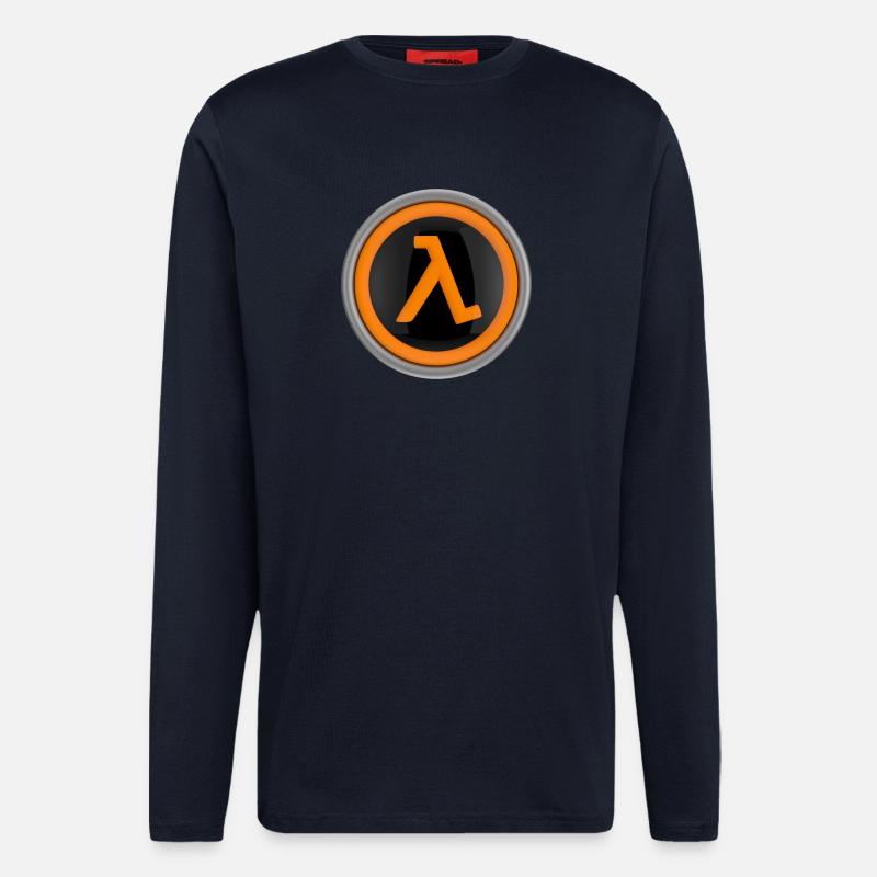 Lambda logo - Longsleeve - made by SPREAD  - DARK NAVY
