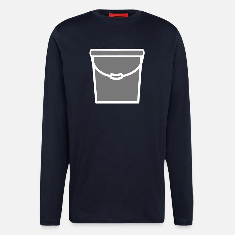 Kuebel Eimer - Langarmshirt - made by SPREAD  - DARK NAVY