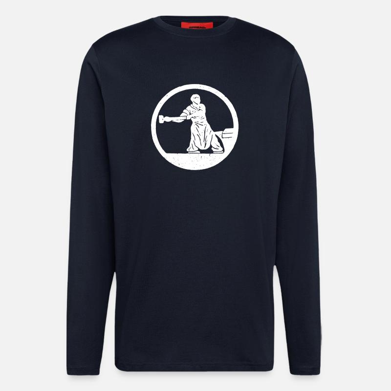 Schmied und Amboss - Langarmshirt - made by SPREAD  - DARK NAVY