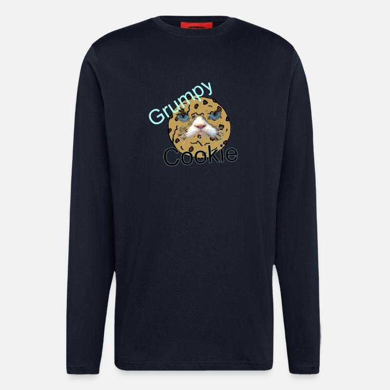 Grumpy Cookie - Langarmshirt - made by SPREAD  - DARK NAVY