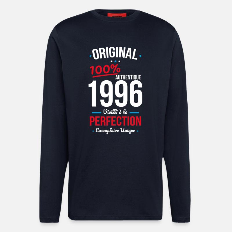 1996 – Original – Einzigartiges Exemplar - Langarmshirt - made by SPREAD - DARK NAVY