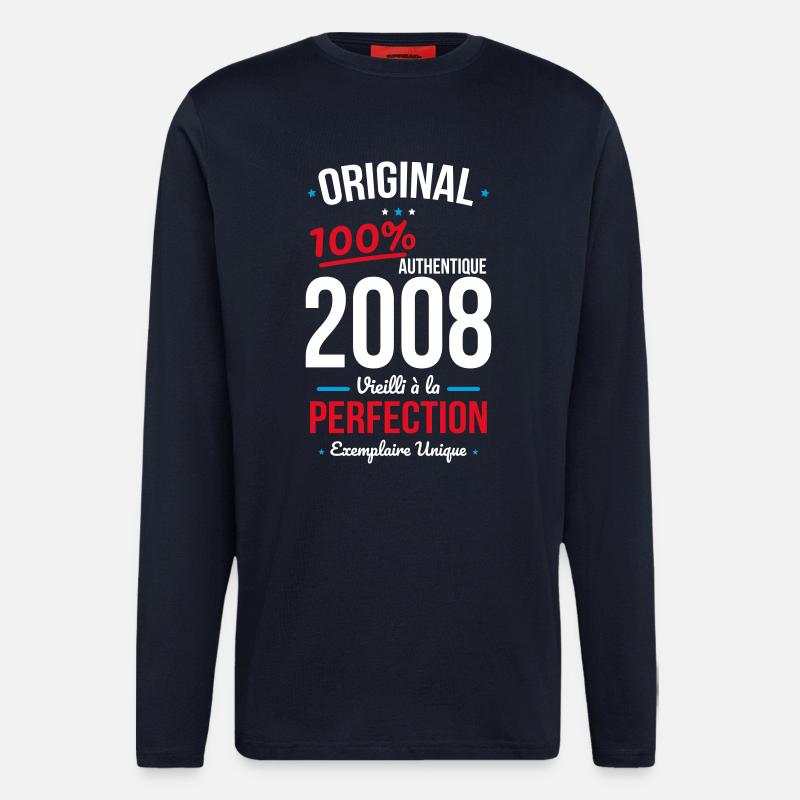 2008 – Original – Unique copy - Longsleeve - made by SPREAD  - DARK NAVY