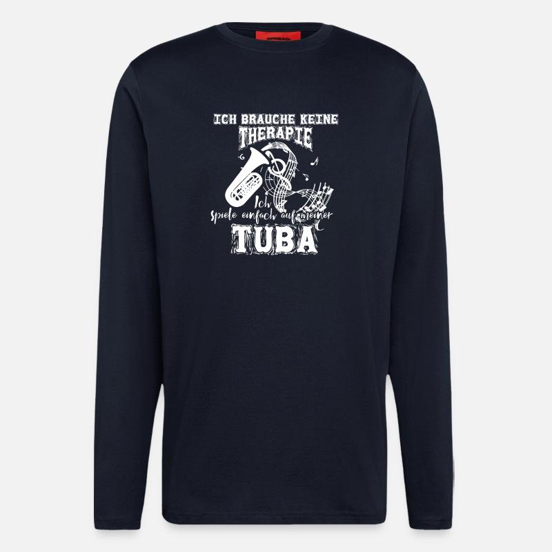 Tuba - Langarmshirt - made by SPREAD  - DARK NAVY