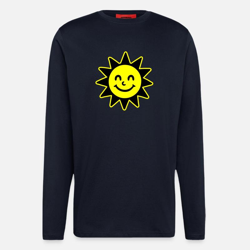 Sonne Comic Sommer - Langarmshirt - made by SPREAD  - DARK NAVY