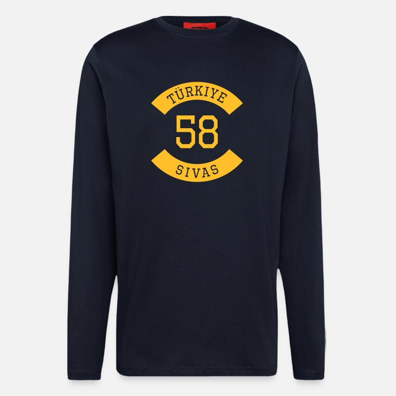 turkiye_58 - Langarmshirt - made by SPREAD  - DARK NAVY