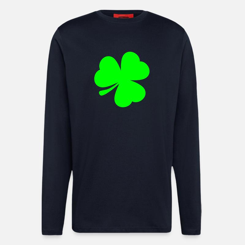 irish - Langarmshirt - made by SPREAD - DARK NAVY